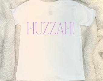 Toddler Huzzah! Renaissance Faire Shirt – Festival Apparel for Little Lords & Ladies
