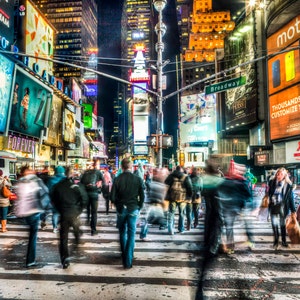Fine Art Druck - Großer Druck - Times Square - New York - Home Decor - Wandkunst - Kunstdruck - Großdruck - Büro Deko