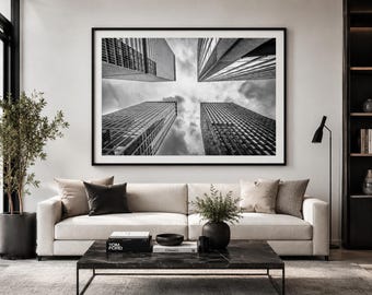 Urban Cathedral | Black & White Architecture Wall Art