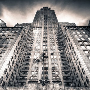 Chrysler Building - Architecture - New York - Art Deco - Wall Art  - Decoration - Fine Art - Fine Art Photography - Large Print - B&W