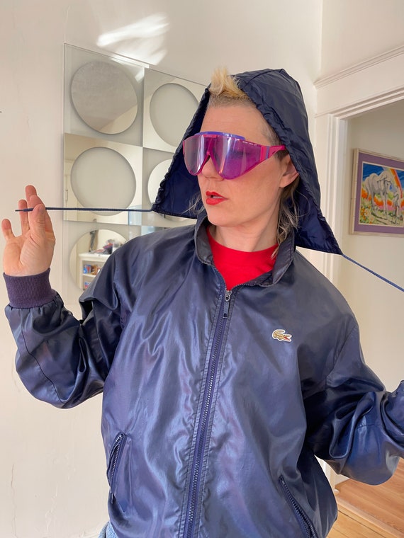 Vintage ‘80s Lacoste wet-look windbreaker