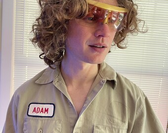 Vintage ADAM uniform shirt 90s grunge