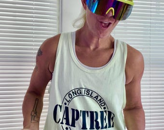 Vintage 90s faded neon CAPTREE tank