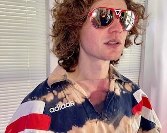 Vintage ‘90s distressed bleached adidas top