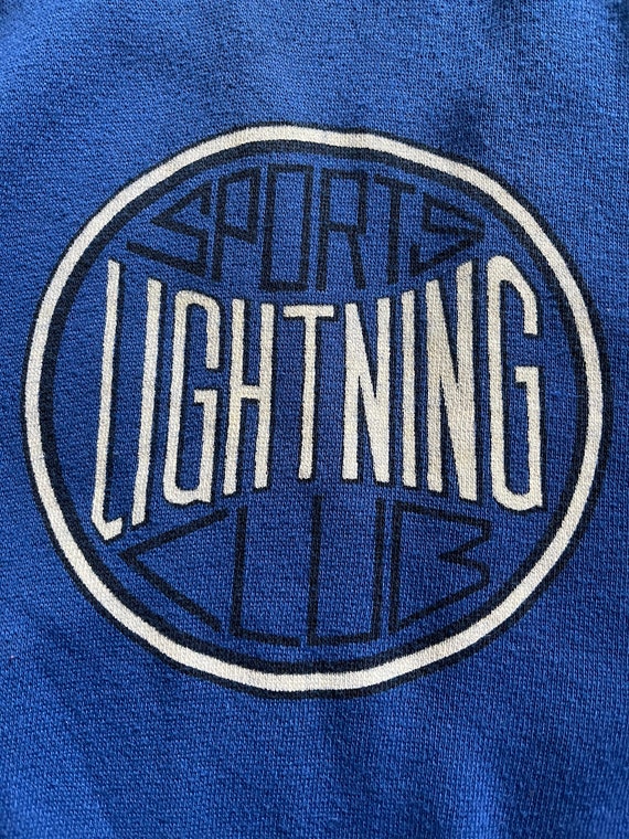 80s Sports Lightning Club slit back top - image 6