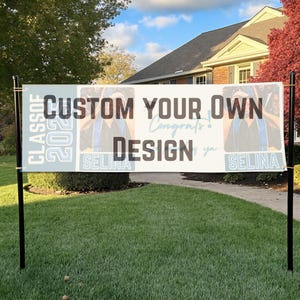 Custom Vinyl Banner: Personalized Text, Image & Logo - Indoor/Outdoor
