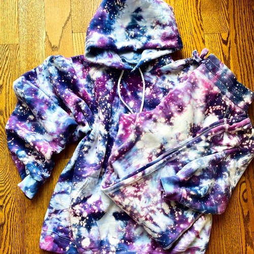 Baby Blue Tie Dye Hoodie 