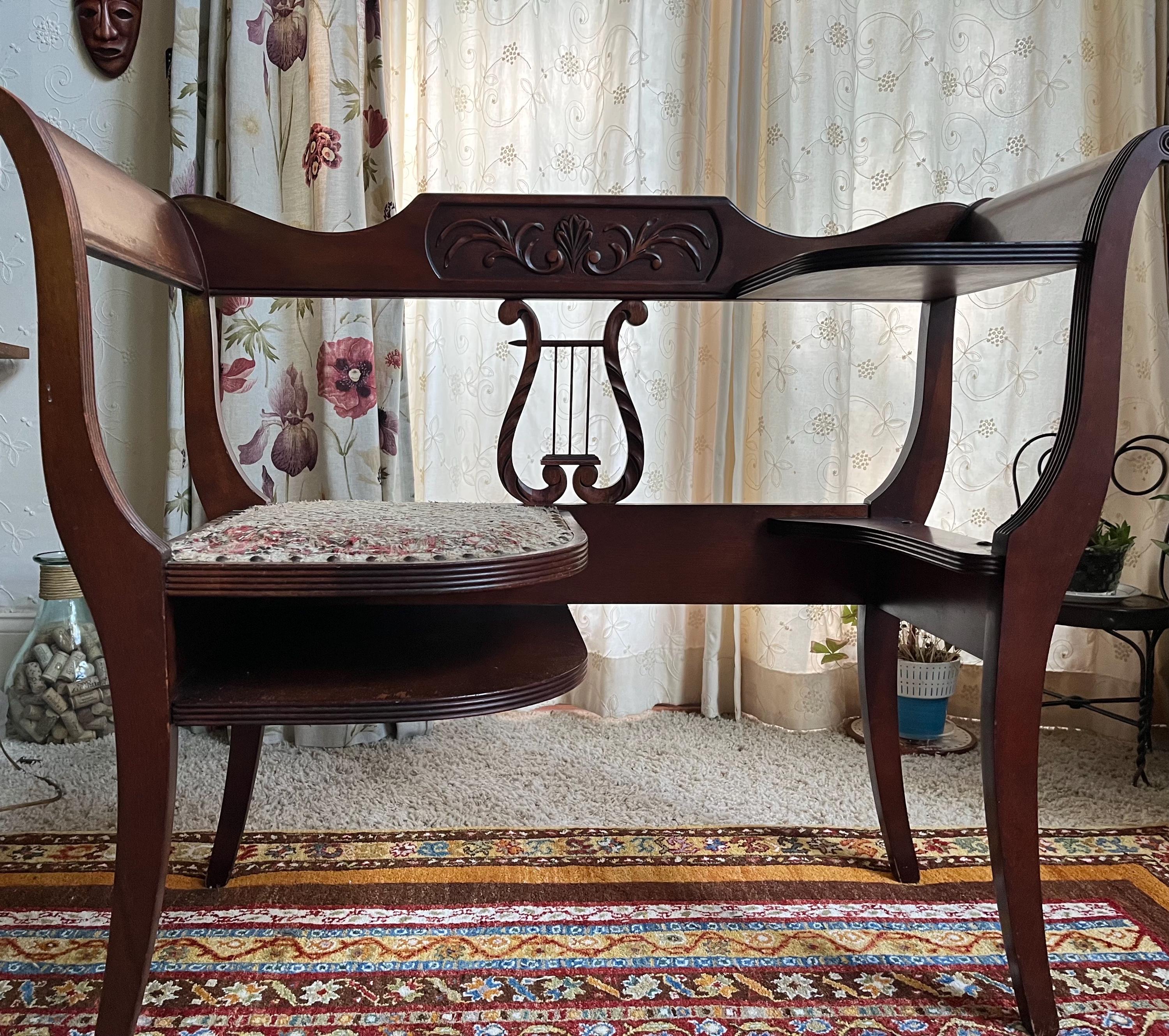 Vintage Corner Bench - Etsy
