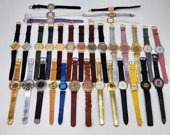 Women’s Watch Lot Non Running Quartz Watches For Repair Parts As Is Mixed Lot of 20 Mens or Womens Watches for Parts or Repair  main image 4