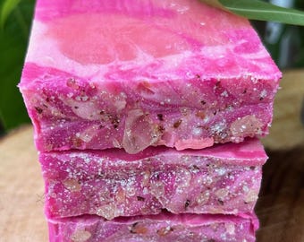 GODDESS Honeysuckle and Rose Handmade Natural Cold Process Soap