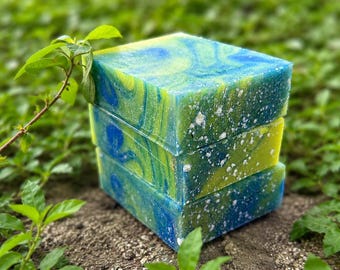 Nag Champa Nebula Glalaxy Soap Unisex Incense Inspired Soap Vegan