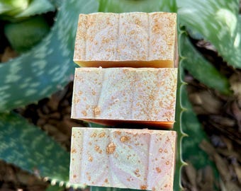 True Orange Blossom Handmade 24K Golden Cold Process Vegan Soap