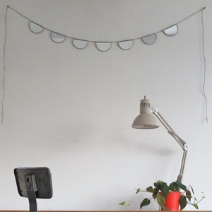 Mirror Bunting Large Half Circle Banner Garland Strand Modern Mirror Minimalist Miroir image 3