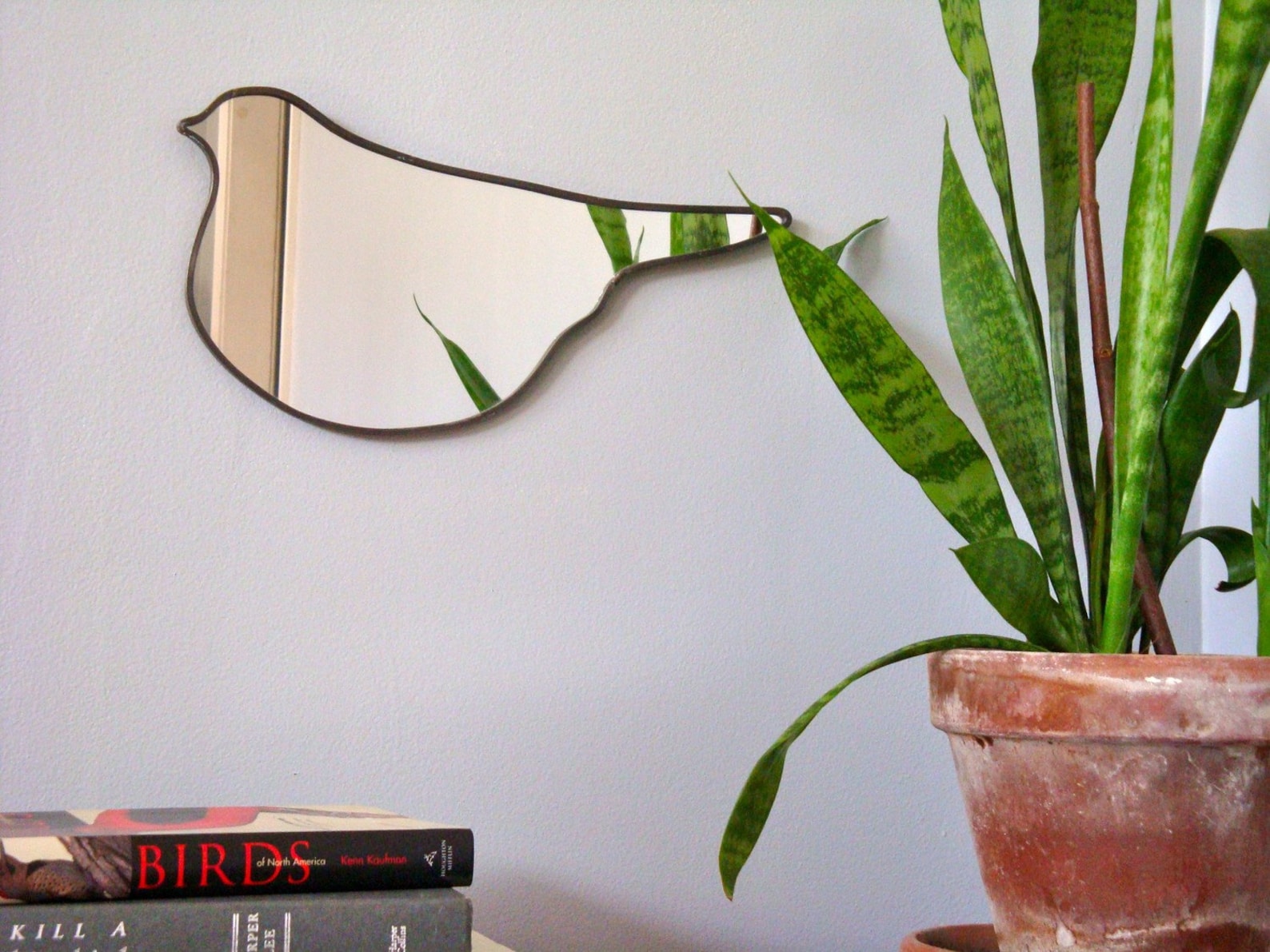 Bird Mirror No. 1 / Handmade Wall Mirror Gift Under 50 Dollars Etsy