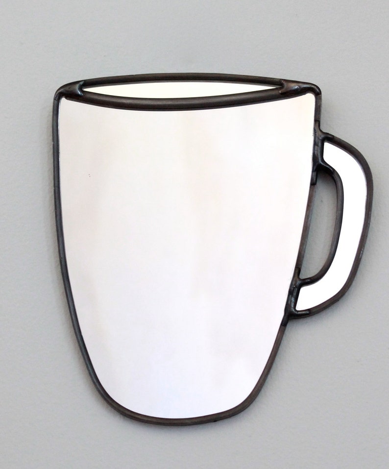 Coffee Mug Mirror Wall Mirror Tea Cup Tasse De Café Taza Etsy