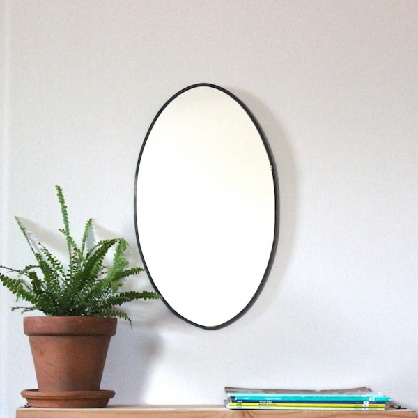 Oval Mirror Handmade Wall Mirror Wall Mirror Miroir Round Oblong Circle