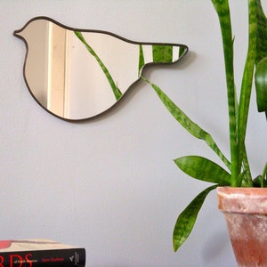 Bird Mirror / Handmade Wall Mirror Art Shape Outline Nursery Decor Miroir 8 image 1