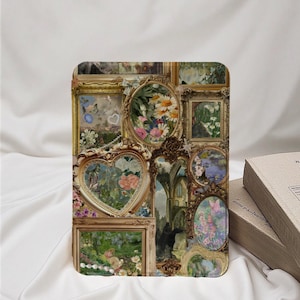 Retro Oil Painting Kindle Case with Hand Strap for Paperwhite 12th/10th/11th Paperwhite 6''/6.8''/7'' Cover for Kindle 2022/2024 Case Cover