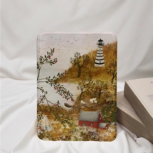 Retro Oil Painting Kindle Paperwhite 12th 7&quot; Case, All New Kindle Colorsoft Case, Paperwhite 11th 6.8 Cover, Kindle 12th 2024, Kindle 6&quot;case