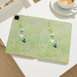 Girl Animal Flower iPad Case Cover For iPad Air 4/5,iPad 10/9/8,iPad 9.7&quot; 10.2&quot; 10.9&quot; 11&quot; 12.9&#39;&#39; 13&#39;&#39; inch,iPad Mini iPad 2025 2024 Pro Case