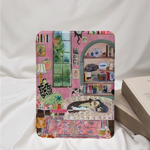 Art Photo Kindle Case With Hand Strap, kindle 6&#39;&#39;/6.8&#39;&#39;/7&quot; case, Kindle paperwhite 12th/11th/10th case, Kindle 12/11/10, Kindle 2024 Case