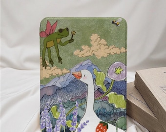 Funny Frog Duck Kindle Paperwhite 12th 7&quot; Case, All New Kindle Colorsoft Case, Paperwhite 11th 6.8 Cover, Kindle 12th 2024, Kindle 6&quot;case