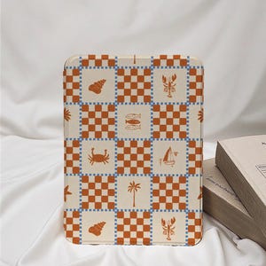 Retro Check Kindle Paperwhite 12th 7&quot; Case, All New Kindle Colorsoft Case, Paperwhite 11th 6.8 Cover, Kindle 12th 2024, Kindle 6&quot;case