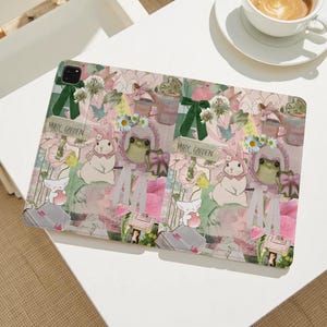 Rabbit Collage iPad Case Cover For iPad Air 4/5,iPad 10/9/8,iPad 9.7&quot; 10.2&quot; 10.9&quot; 11&quot; 12.9&#39;&#39; 13&#39;&#39; inch,iPad Mini iPad 2025 2024 Pro Case