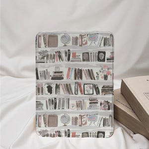 Bookshelf Drawings Kindle Case with Hand Strap for Paperwhite 12th/10th/11th Paperwhite 6''/6.8''/7'' Cover for Kindle 2022/2024 Case Cover