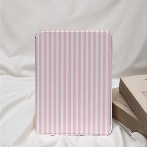 Pink Stripes Kindle Case with Hand Strap for Paperwhite 12th/10th/11th Paperwhite 6''/6.8''/7'' Cover for Kindle 2022/2024 Case Cover