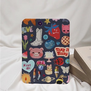 Retro Collages Kindle Paperwhite 12th 7&quot; Case, All New Kindle Colorsoft Case, Paperwhite 11th 6.8 Cover, Kindle 12th 2024, Kindle 6&quot;case
