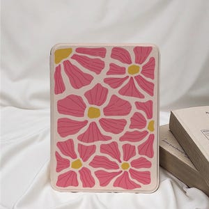 Artwork Flower Kindle Case With Hand Strap, Kindle Paperwhite 12th 7&quot;, All New Kindle Colorsoft, Paperwhite 11th 6.8&quot;, Kindle 11th 6&quot; Case