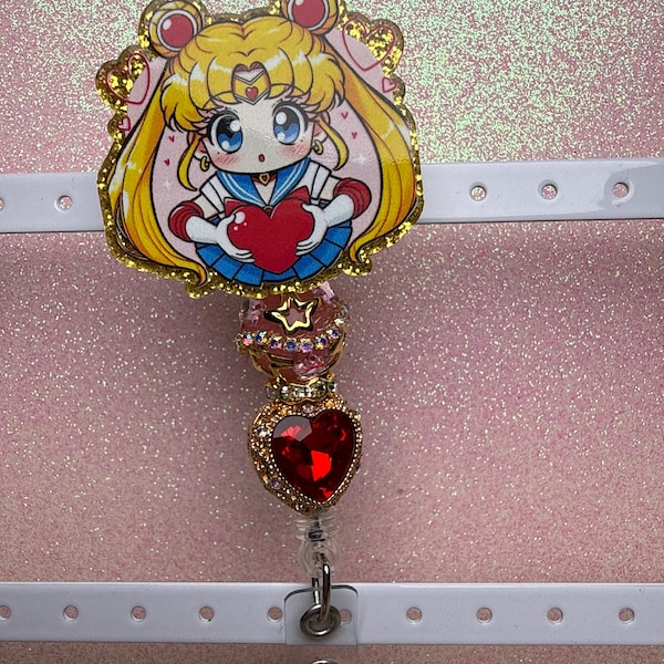 Anime Sailormoon badge reel