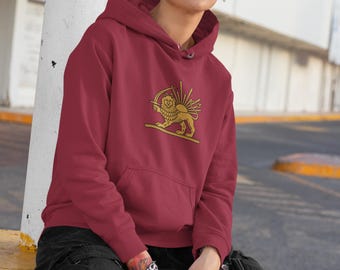 Persian Lion & Sun Hoodie