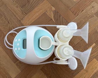 Spectra S1 S2 Bottle Holder | Dual Bottle Caddy for Spectra Breast Pump | 3D Printed Pumping Accessory