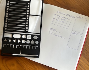 Plantilla para Bullet Journal: herramienta de diseño para planificador diario