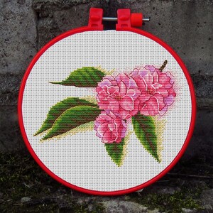Kreuzstich Anleitung Blumen Sakura Download PDF