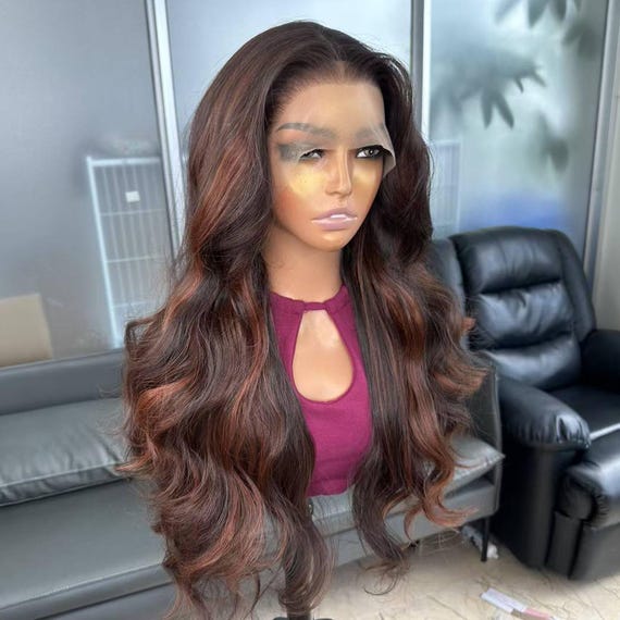 Ombre Beauty Lace Front Wig Amazon.com : Vemalin Highlight Ombre Lace Front Wig Human  main image 4