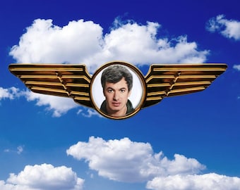 Nathan Fielder Pilot Wings Die-Cast Pin – Inspired by The Rehearsal Season 2
