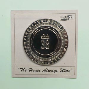 Lucky 38 Casino Platinum Chip – Fallout: New Vegas Die-Cast Collectible Pin