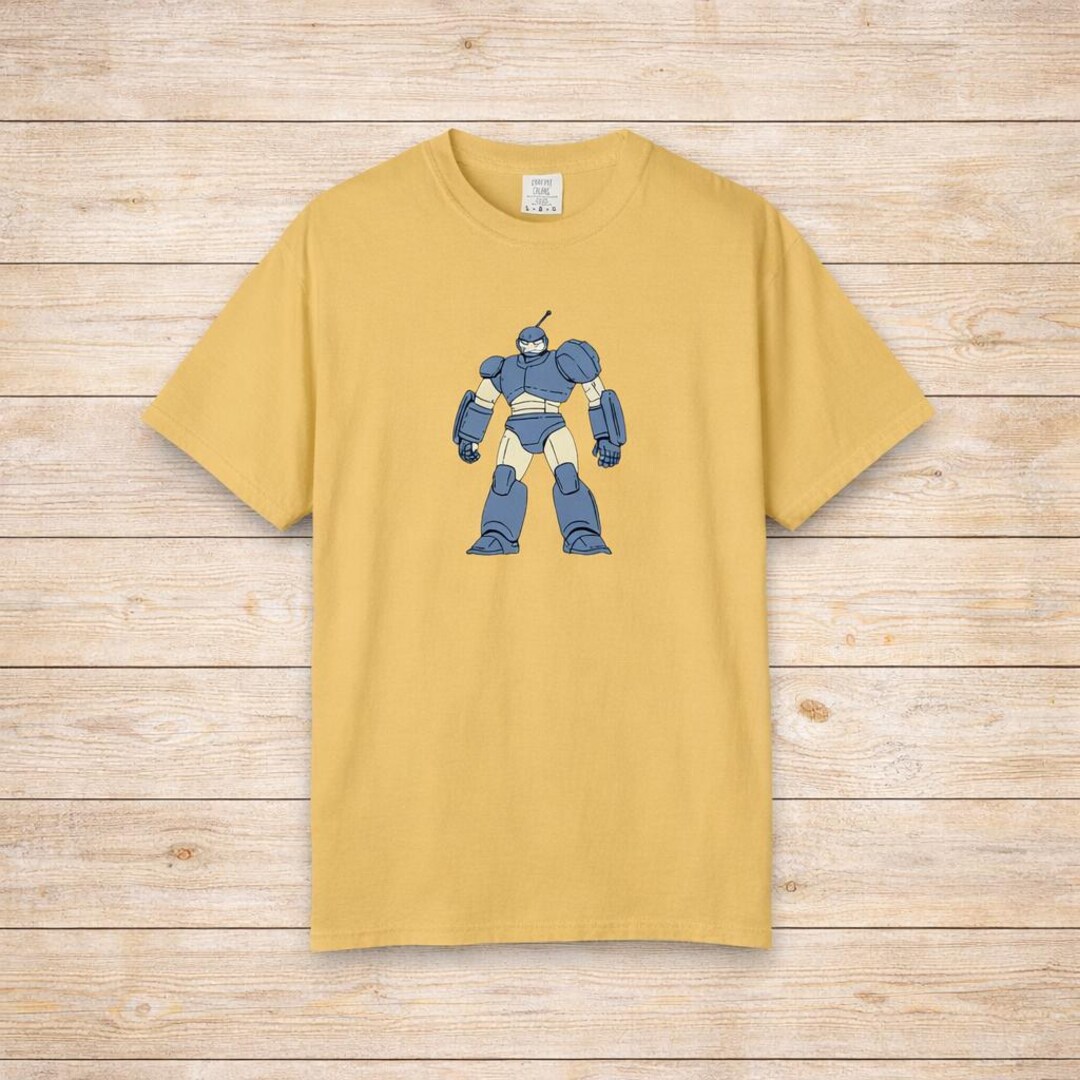 Retro Giant Robot Tee, Comfort Colors Shirt, Vintage Scifi Shirt, 90s ...