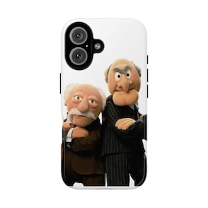 Waldorf and Statler phone case, Muppets Phone Case,  Muppets Fan Gift, Phone Cover, Gen X Nostalgia, Vintage TV Shows,