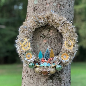 Equestrian Decor, Dressage, Hunter Jumper Christmas Wreath - English