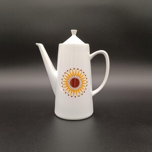 Retro Porcelain Teapot  From Czechoslovakia / Czechoslowakia - Bohemian Porcelain / Retro Kitchen Decor / Tea Lover gift