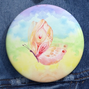 LGBTQ Pride-pin regenboogvlinder: accessoire voor queer Ally