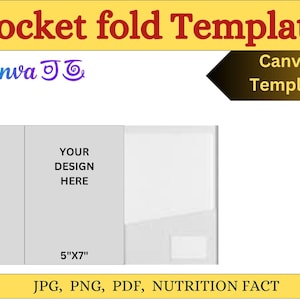 Pocket Fold Template| DIY Pocket Invitation| Folded Card Template| Envelope Pocket SVG| Pocket fold template, pocket Wedding Invitation