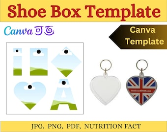 Key Fob Template Bundle: 5 Wristlet Keychain Designs (SVG, PNG, PDF)