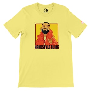 Hip Hop-Handstyle Bling Premium Unisex Crewneck T-shirt