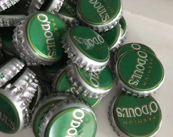 50 O'Douls green beer bottle caps -- lot of beer caps