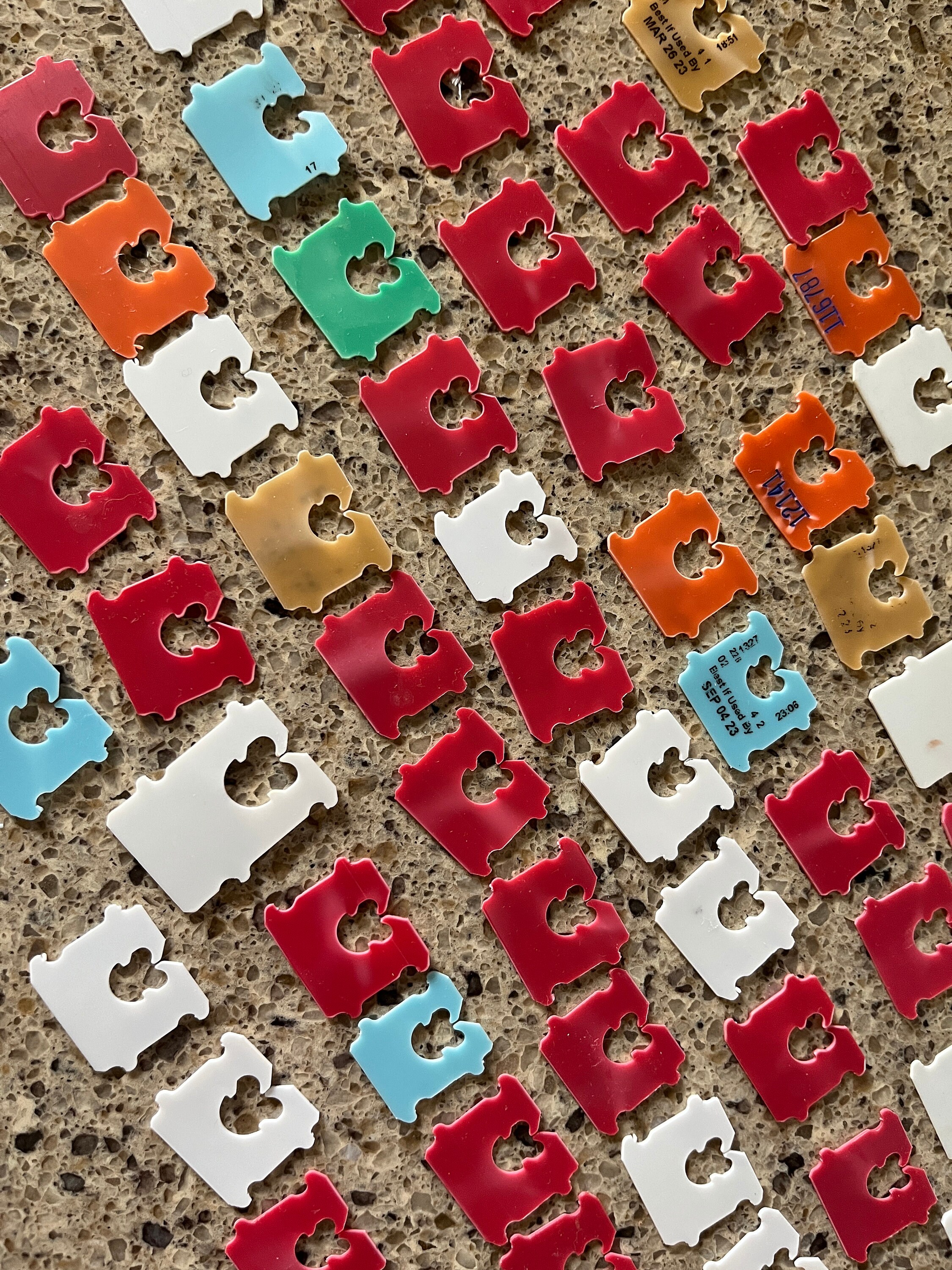 Plastic bread ties outlet